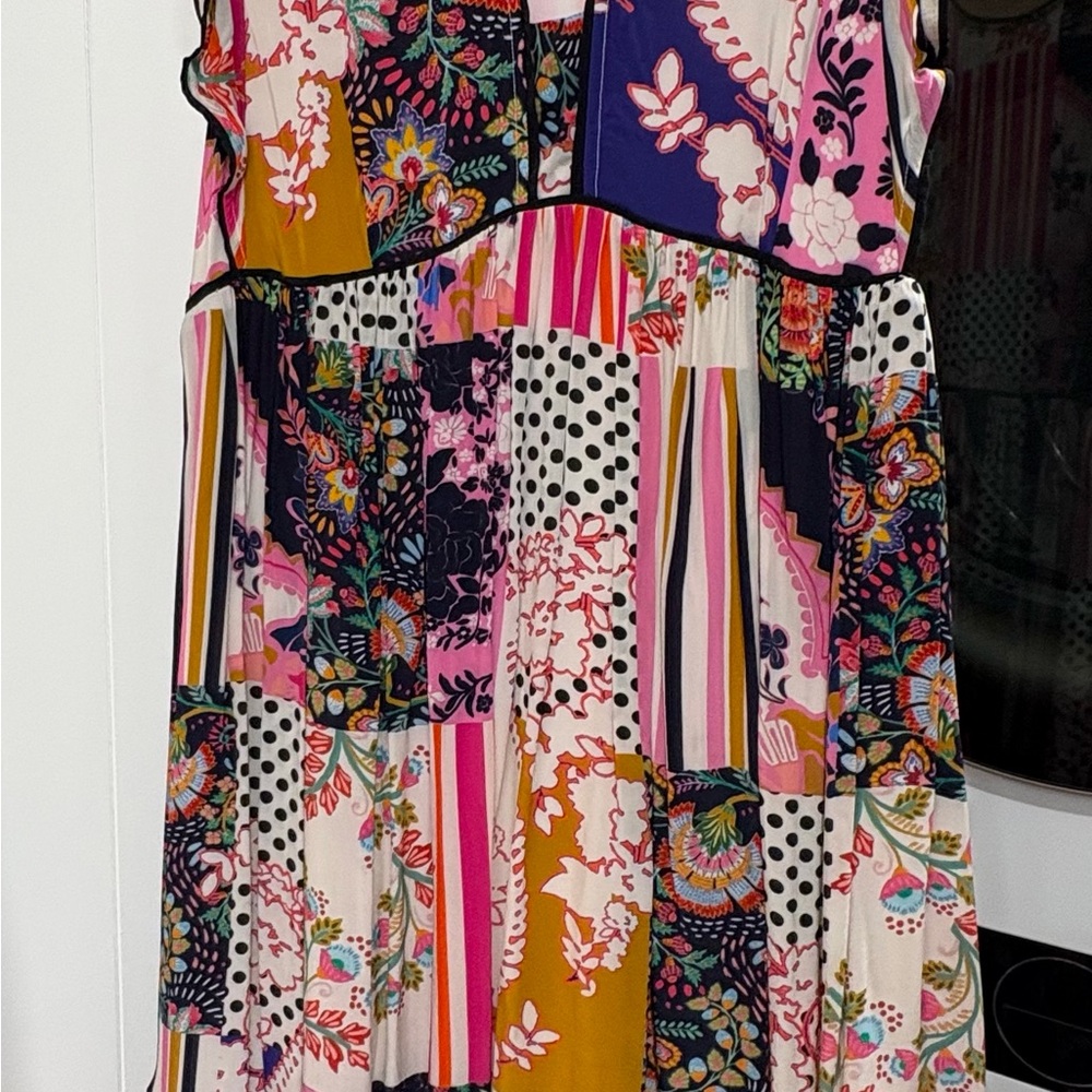 Anthropologie Patchwork dress